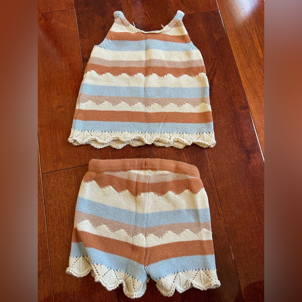 Little Co. by Lauren Conrad Toddler Girl Knit Crochet Set - Picture 4 of 4